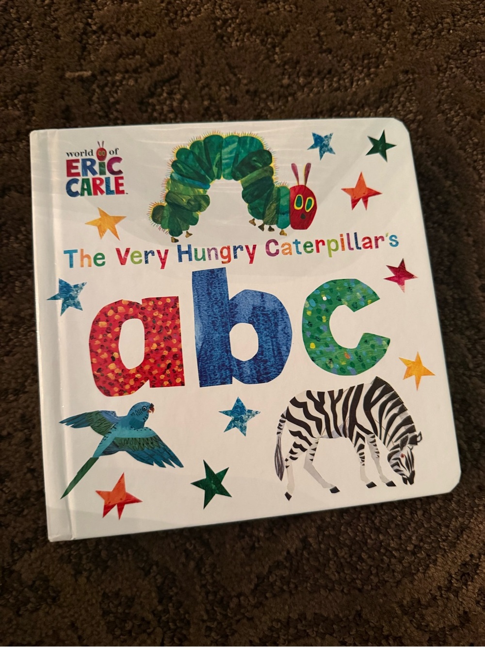 The Very Hungry Caterpillar ABC Board Book by Eric Carle - Colorful Alphabet